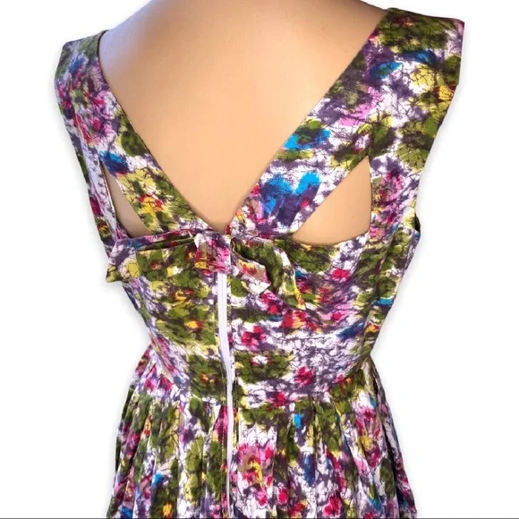 Bar III | 💎 Abstract Floral Fit and Flare Mini Dress. - Picture 10 of 12